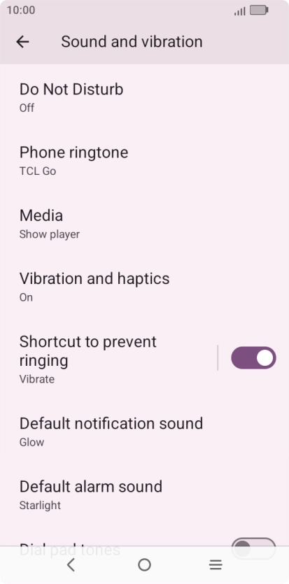 Press Do Not Disturb. Press Do Not Disturb.