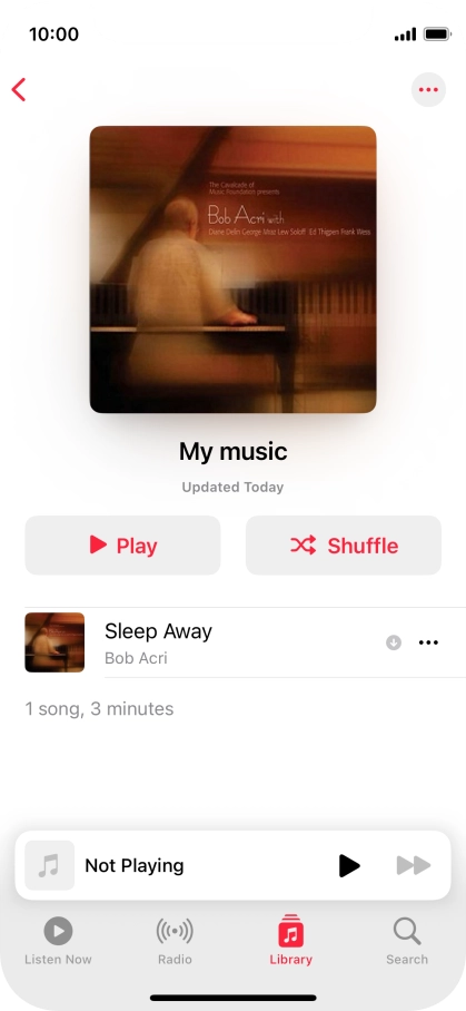 Go to the required category or playlist and press the required audio file. Go to the required category or playlist and press the required audio file.