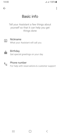 Press the Home key to return to the home screen.