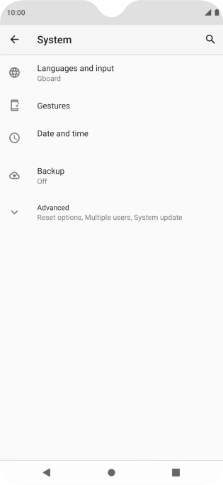 Press Date and time.