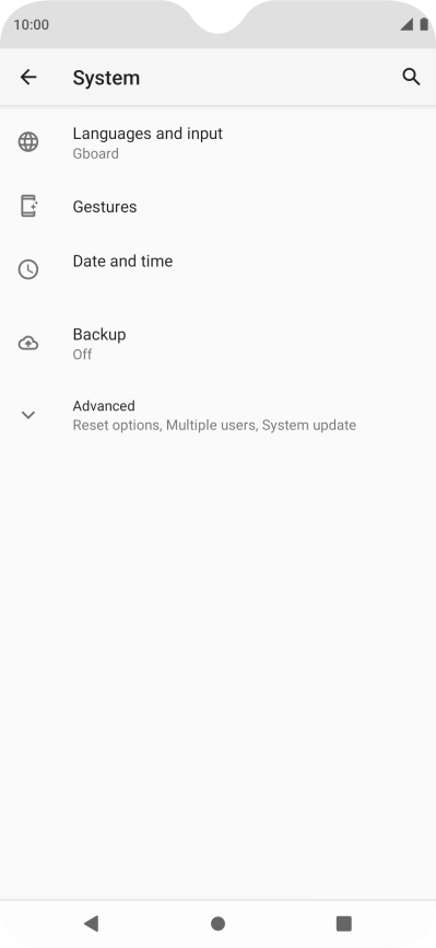 Press Date and time.