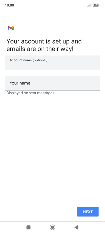 Press the field below 