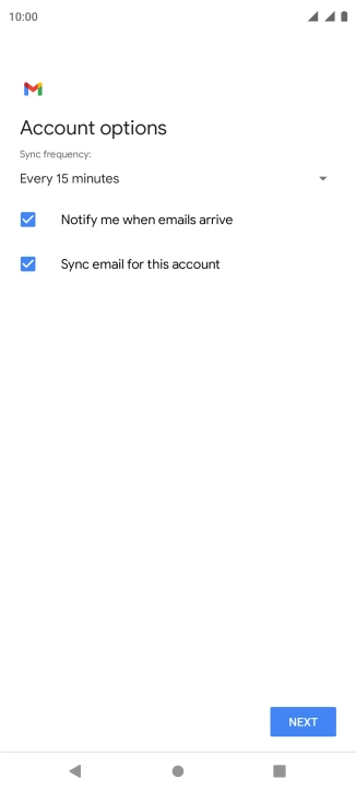 Press the drop down list below 