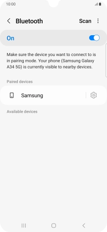 Press the Home key to return to the home screen.