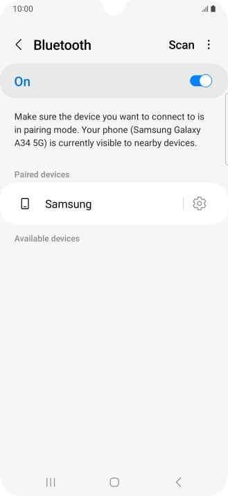 Press the Home key to return to the home screen.