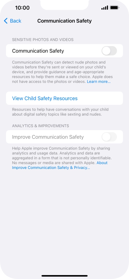 Press the indicator next to Press the indicator next to