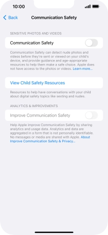 Press the indicator next to Press the indicator next to