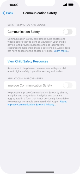 Press the indicator next to Press the indicator next to