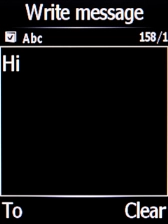 Press the Navigation key.