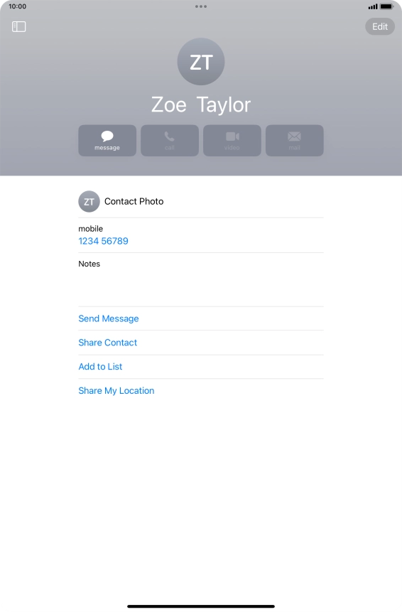 Slide your finger upwards starting from the bottom of the screen to return to the home screen.