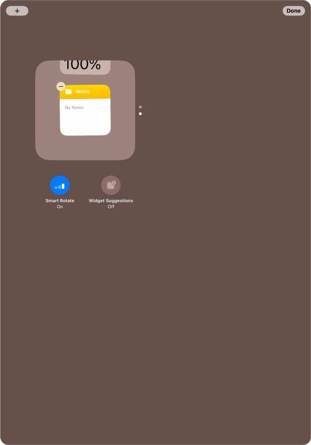 Press Smart Rotate to turn the function on or off.