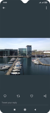 Press the text input field.