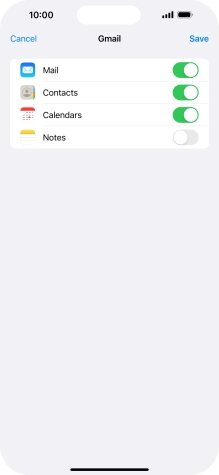 If this screen is displayed, you email account has been recognised and set up automatically. Follow the instructions on the screen to key in more information and finish setting up your email account.