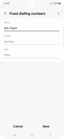 Press Number and key in the required phone number.
