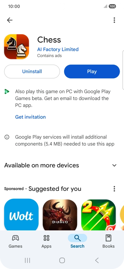 Press the Home key to return to the home screen.