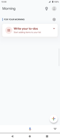 Press the profile icon.