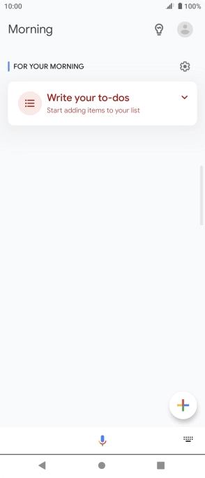 Press the profile icon.