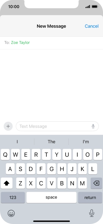 Press the microphone icon and say the required text. Press the microphone icon and say the required text.