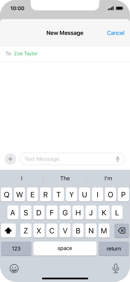 Press the microphone icon and say the required text. Press the microphone icon and say the required text.