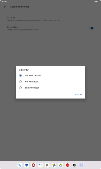 Press Show number to turn on caller identification. Press Show number to turn on caller identification.