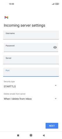 Press the drop down list below 