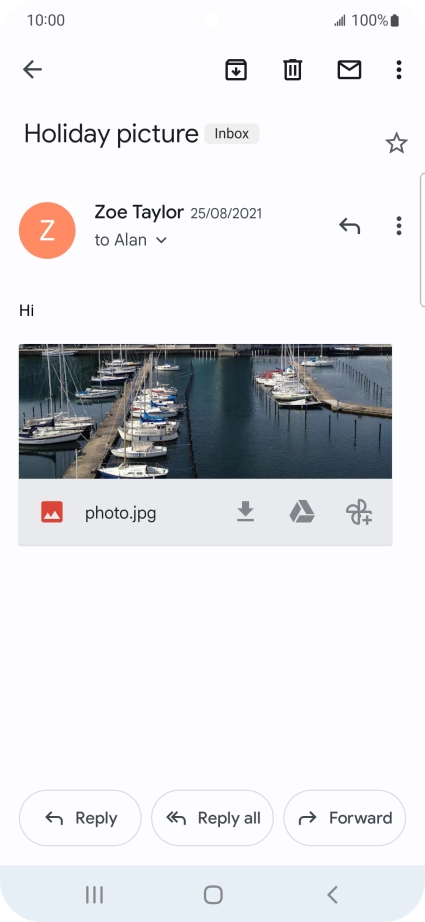 If an application is open on your phone, such as a Mail, you can also use the functions available here, e.g.: Reply to this email. If an application is open on your phone, such as a Mail, you can also use the functions available here, e.g.: Reply to this email.