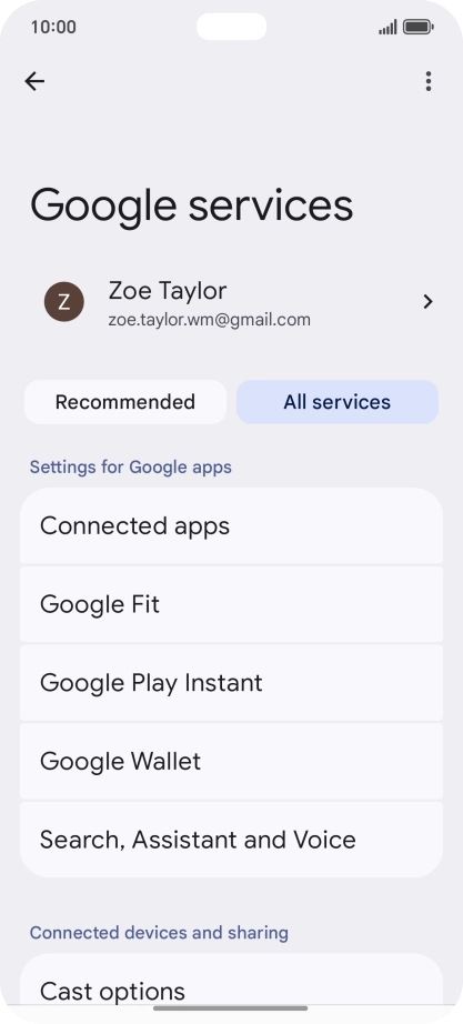 Press Search, Assistant and Voice.