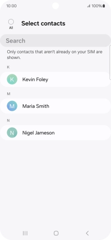 Press the field above 