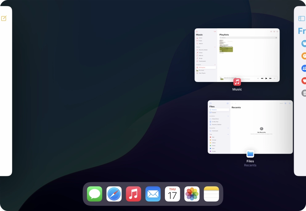 Press anywhere on the screen.