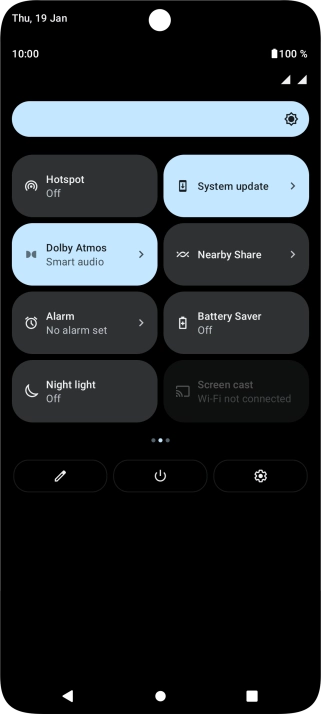 Press Battery Saver to turn on the function.