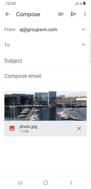Press the field next to 