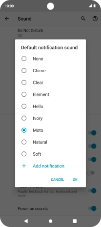 Press the required message tones to hear them.