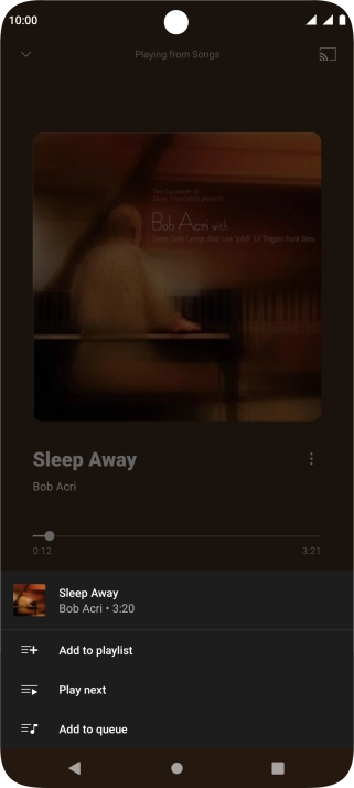 Press Add to playlist.