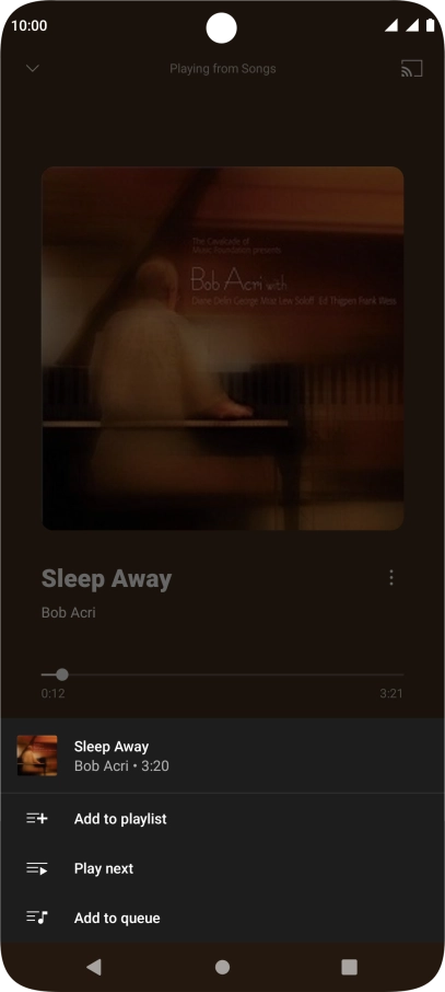 Press Add to playlist.