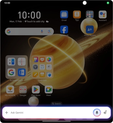 Say, in your own words, what you would like your phone to do, e.g.: OPEN [application], CALL [contact], SEARCH FOR [information]. It's not necessary to use a specific command for each function.