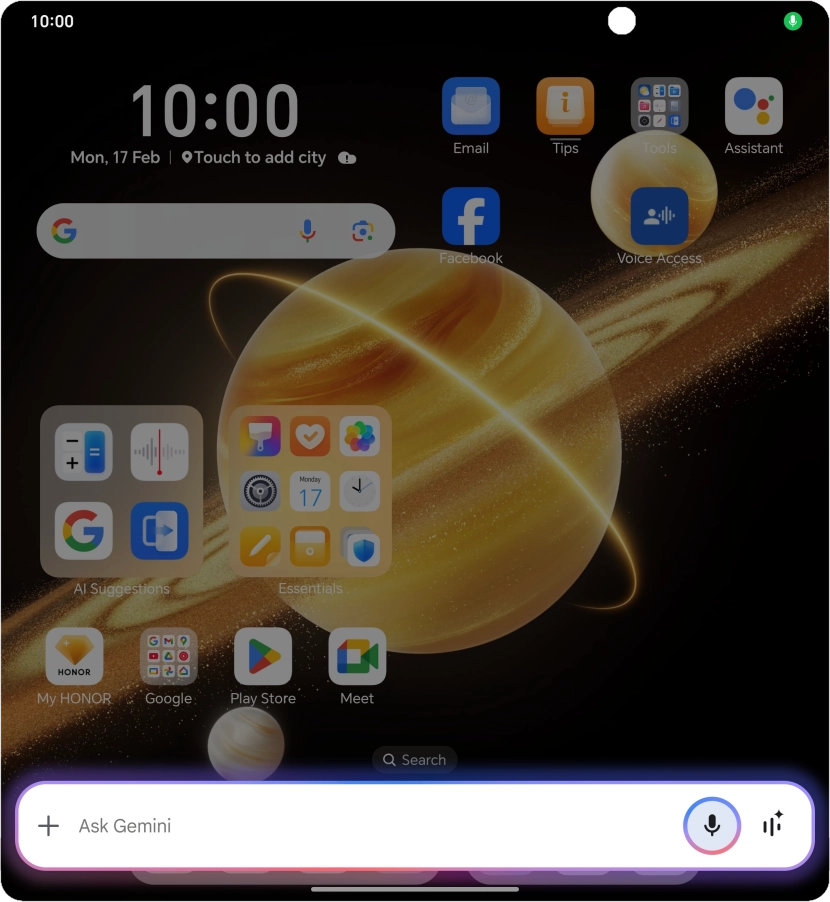 Say, in your own words, what you would like your phone to do, e.g.: OPEN [application], CALL [contact], SEARCH FOR [information]. It's not necessary to use a specific command for each function.