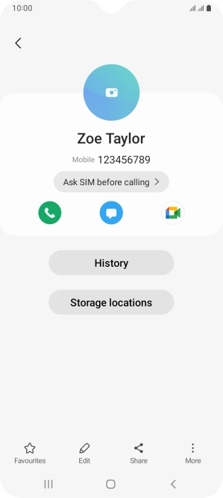 Press the Home key to return to the home screen.