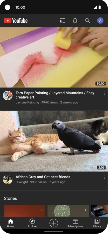 Press the upload icon.