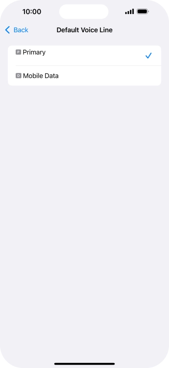 Press the required price plan.