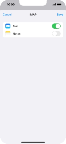 Press Save. Your email account has now been set up. To select more settings for incoming and outgoing server, proceed with the following steps.