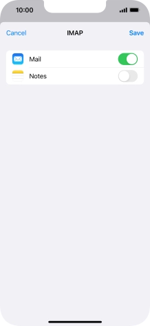 Press Save. Your email account has now been set up. To select more settings for incoming and outgoing server, proceed with the following steps. Press Save. Your email account has now been set up. To select more settings for incoming and outgoing server, proceed with the following steps.