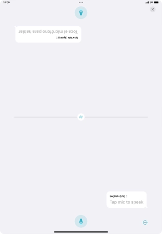 Press the end icon to end two-way view.
