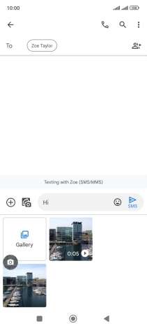 Press Gallery and go to the required folder.