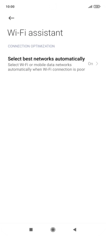 Press Select best networks automatically.