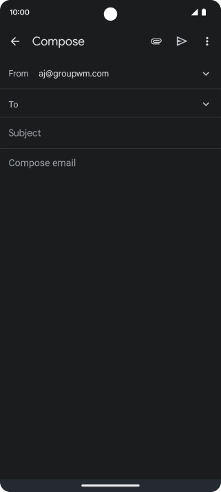 Press To and key in the first letters of the recipient's name. Press To and key in the first letters of the recipient's name.