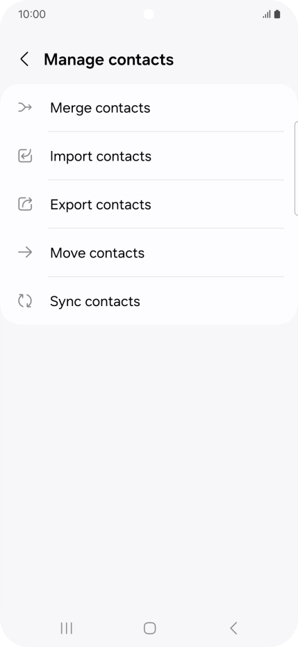 Press Merge contacts.