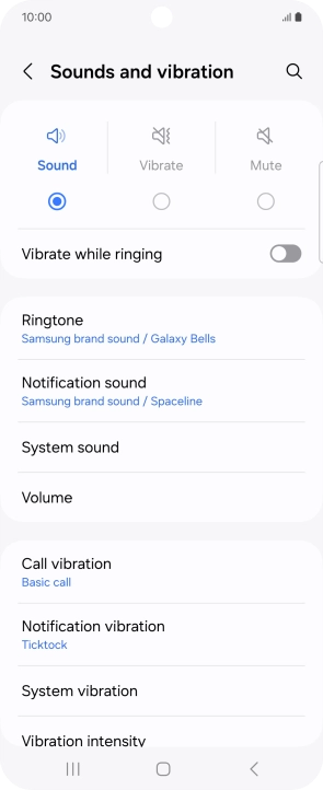Press Ringtone.