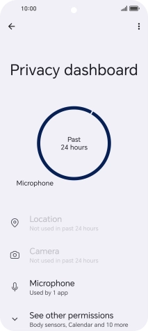 Press See other permissions.