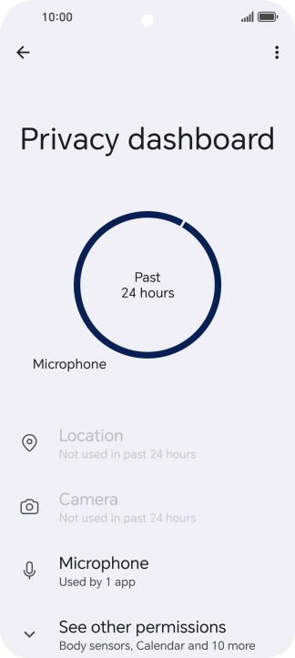 Press See other permissions.