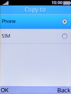 Select OK.